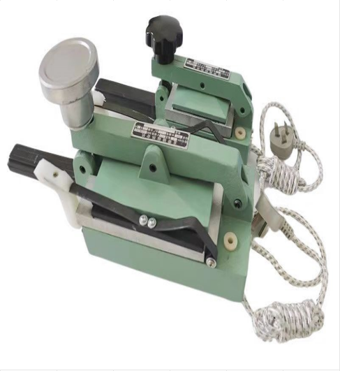 Belt lacing machine